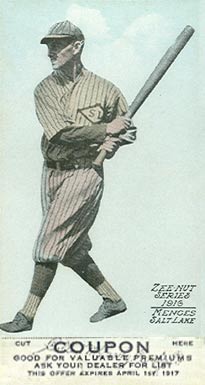 1916 Zeenut Menges # Baseball Card