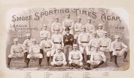 1888 Sporting Times Cigar Team New York Giants # Baseball Card