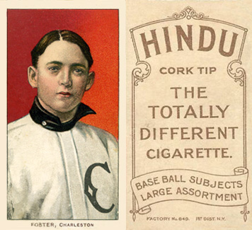 1909 White Borders Hindu-Brown Foster, Charleston #178 Baseball Card