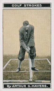1923 B. Morris & Sons Golf Stoke Series Stance for Iron shot #17 Other Sports Card