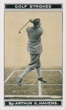 1923 B. Morris & Sons Golf Stoke Series Finish of Swing #9 Other Sports Card