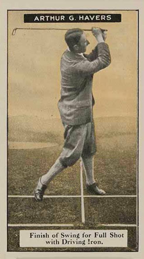 1925 Imperial Tobacco How to Play Golf Arthur G. Havers #13 Golf Card