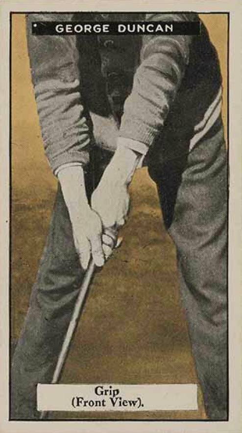 1925 Imperial Tobacco How to Play Golf George Duncan #37 Golf Card
