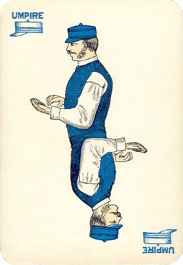 1884 Lawson's Playing Cards Umpire # Baseball Card
