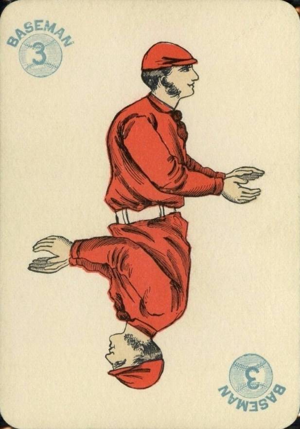 1884 Lawson's Playing Cards Baseman 3 # Baseball Card