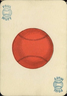 1884 Lawson's Playing Cards Foul Muff # Baseball Card