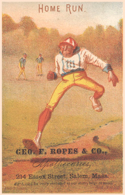 1890 Baseball Comics Home Run # Baseball Card