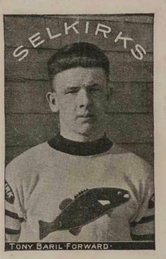 1924 Crescent Selkirks Tony Baril #3 Hockey Card