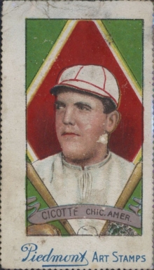 1914 Piedmont Art Stamps Ed Cicotte # Baseball Card