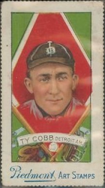 1914 Piedmont Art Stamps Ty Cobb # Baseball Card