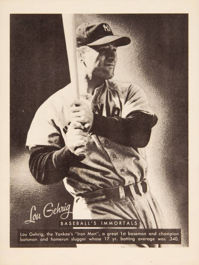 1948 Leaf Premium Lou Gehrig # Baseball Card