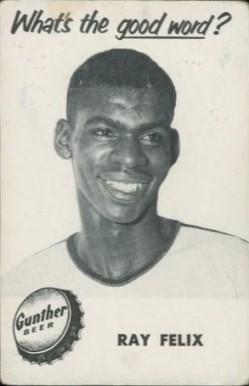 1954 Gunther Beer Ray Felix #4 Basketball Card