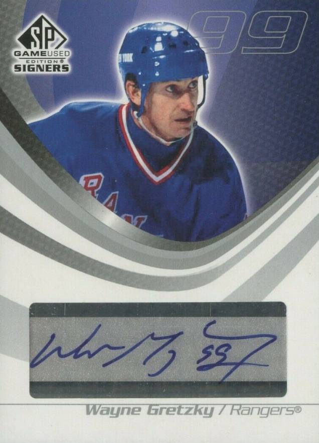 2003 SP Game Used Signers Wayne Gretzky #SPSWG Hockey Card