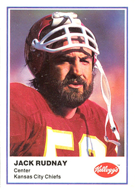 1982 Kellogg's Jack Rudnay # Football Card