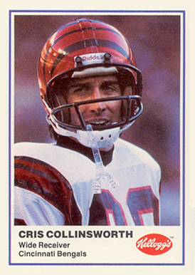 1982 Kellogg's Chris Collinsworth # Football Card