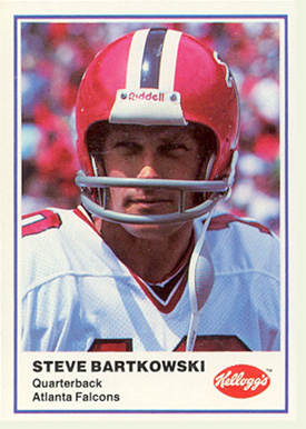 1982 Kellogg's Steve Bartkowski # Football Card