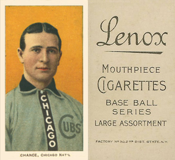 1909 White Borders Lenox-Black Chance, Chicago Nat'L #79 Baseball Card