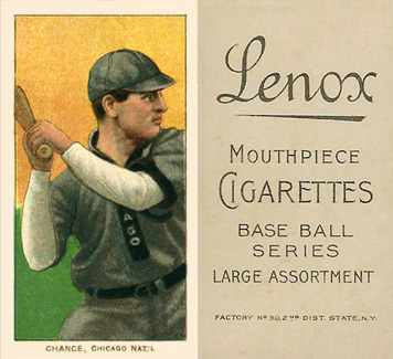 1909 White Borders Lenox-Black Chance, Chicago Nat'L #77 Baseball Card