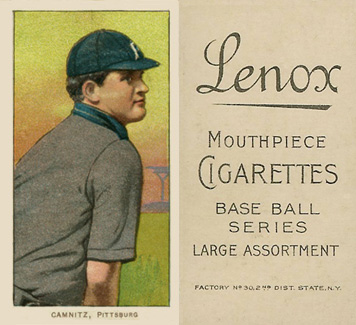 1909 White Borders Lenox-Black Camnitz, Pittsburgh #68 Baseball Card