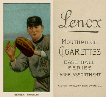 1909 White Borders Lenox-Black Bergen, Brooklyn #36 Baseball Card