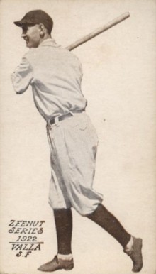 1922 Zeenut  Valla # Baseball Card