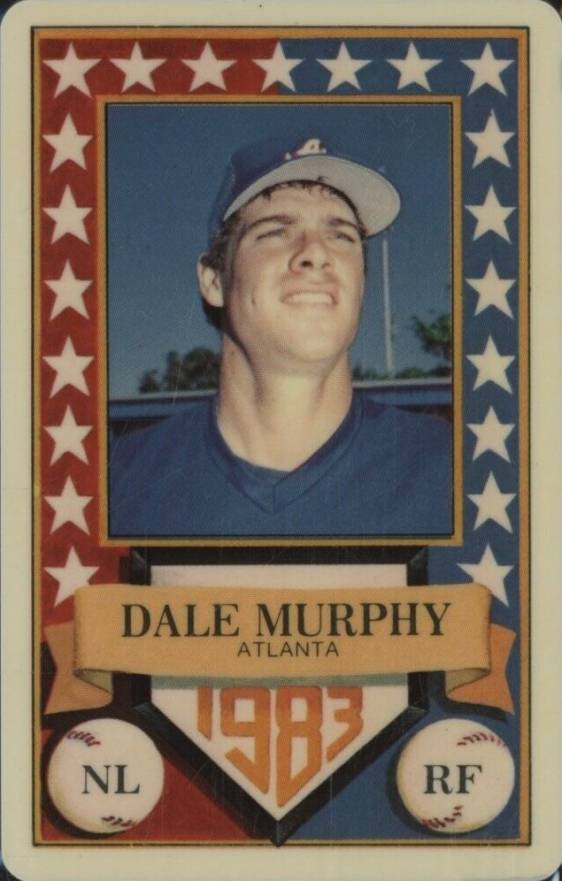 1983 Perma-Graphics All-Star Credit Cards Dale Murphy # Baseball Card