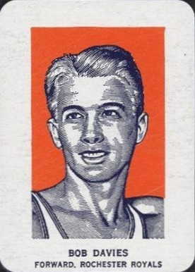 1952 Wheaties  Bob Davies # Basketball Card