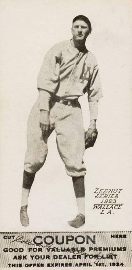 1923 Zeenut  Wallace #177c Baseball Card