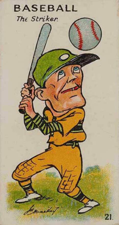 1928 Maj. Drapkin & Co. Game of Sporting Snap Baseball-The Striker #21 Other Sports Card