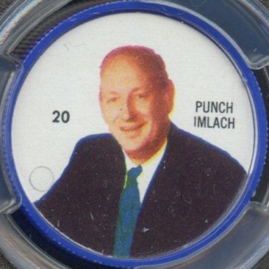 1960 Shirriff Coins Punch Imlach #20 Hockey Card