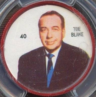1960 Shirriff Coins Toe Blake #40 Hockey Card