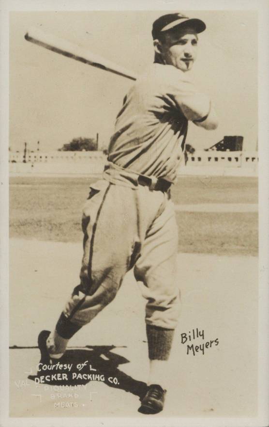 1937 Orcajo Postcards (1937-1939) Billy Myers # Baseball Card