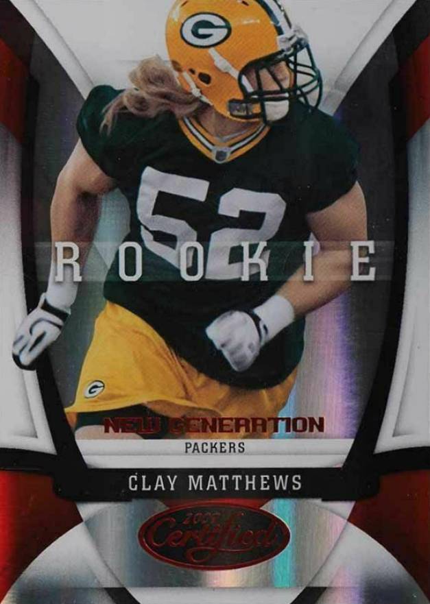 2009 Donruss Certified Clay Matthews #144 Football Card