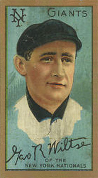 1911 Gold Borders Drum George R. Wiltse #218 Baseball Card