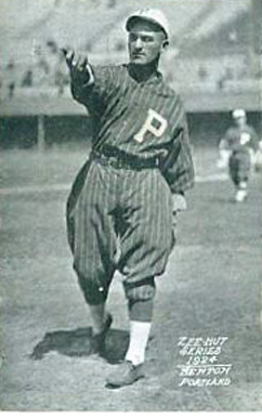1924 Zeenut Pacific Coast League Benton #8 Baseball Card