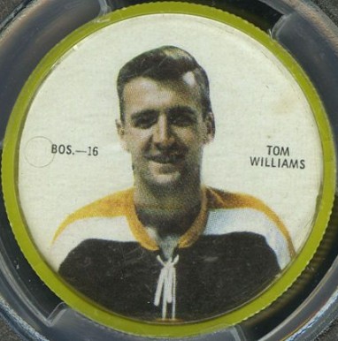 1968 Shirriff Coins Tom Williams #16 Hockey Card