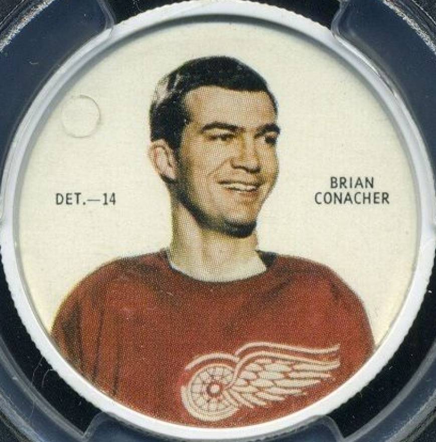 1968 Shirriff Coins Brian Conacher #14 Hockey Card