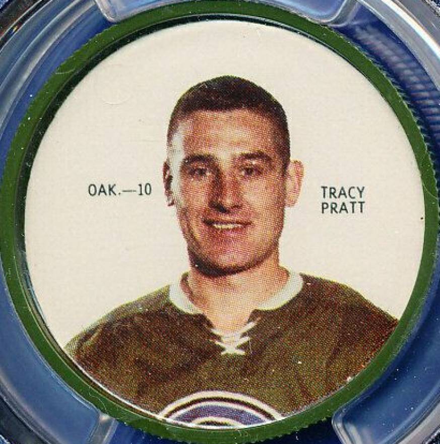 1968 Shirriff Coins Tracy Pratt #10 Hockey Card