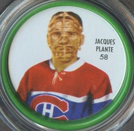 1962 Shirriff Coins Jacques Plante #58 Hockey Card