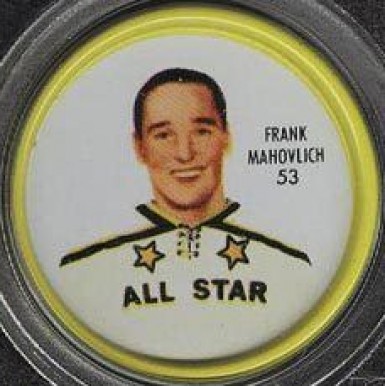 1962 Shirriff Coins Frank Mahovlich #53 Hockey Card