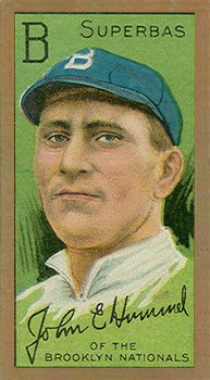 1911 Gold Borders Drum John E. Hummel #100 Baseball Card