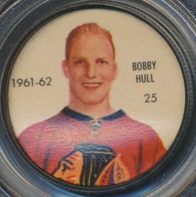 1961 Shirriff/Salada Coins Bobby Hull #25 Hockey Card