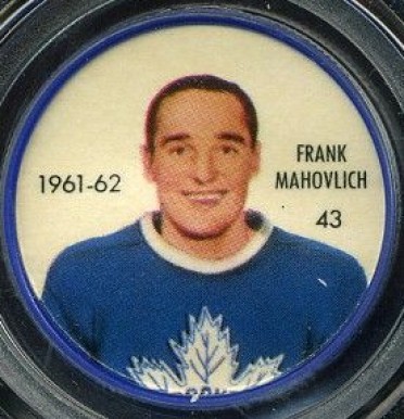 1961 Shirriff/Salada Coins Frank Mahovlich #43 Hockey Card