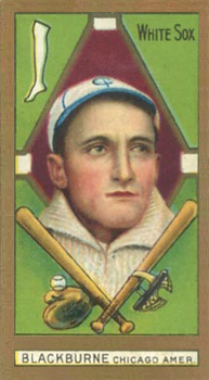 1911 Gold Borders Drum Lena Blackburne #21 Baseball Card