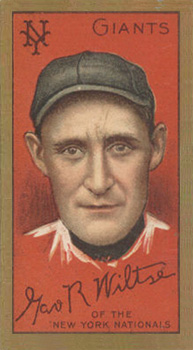 1911 Gold Borders George R. Wiltse #217 Baseball Card