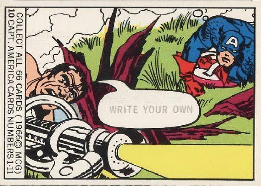 1966 Marvel Super Heroes Write your own caption #10 Non-Sports Card