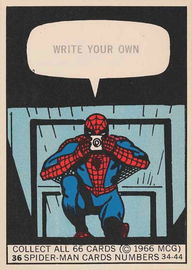 1966 Marvel Super Heroes Write your own caption #36 Non-Sports Card