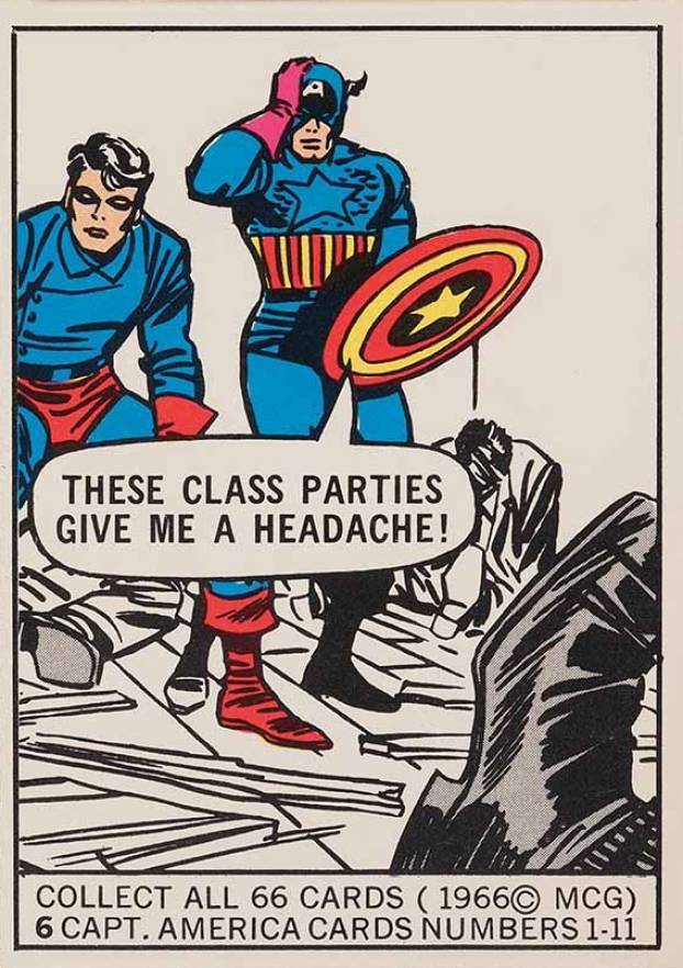 1966 Marvel Super Heroes These class parties... #6 Non-Sports Card