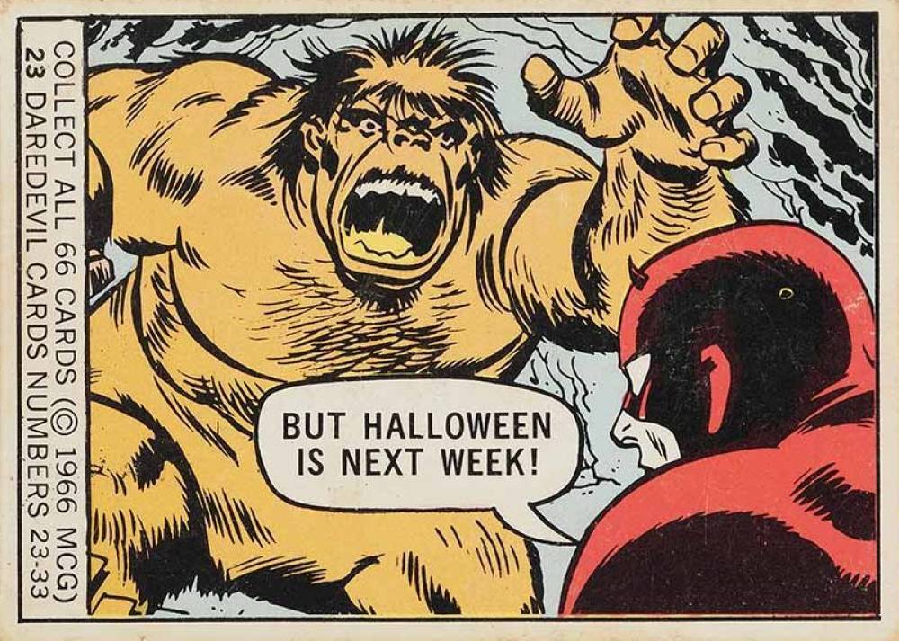 1966 Marvel Super Heroes But Halloween is next week #23 Non-Sports Card