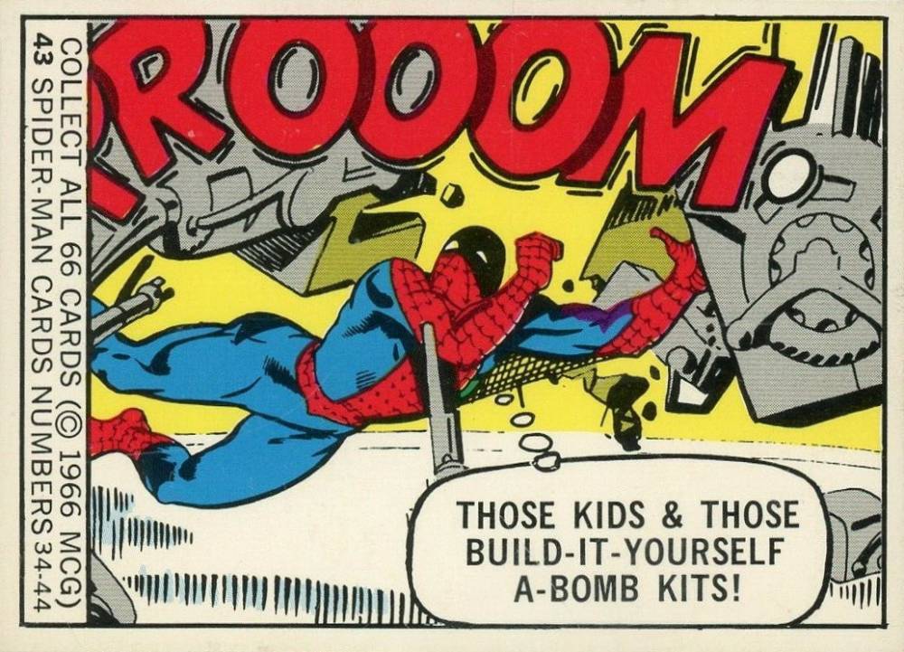 1966 Marvel Super Heroes Those kids-Those build-it-yourself... #43 Non-Sports Card